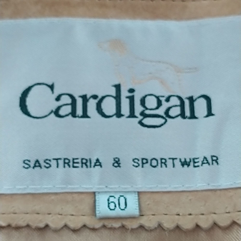 CARDIGAN Suede (Piel) Zippered Jacket 60 EU - Picture 10 of 11